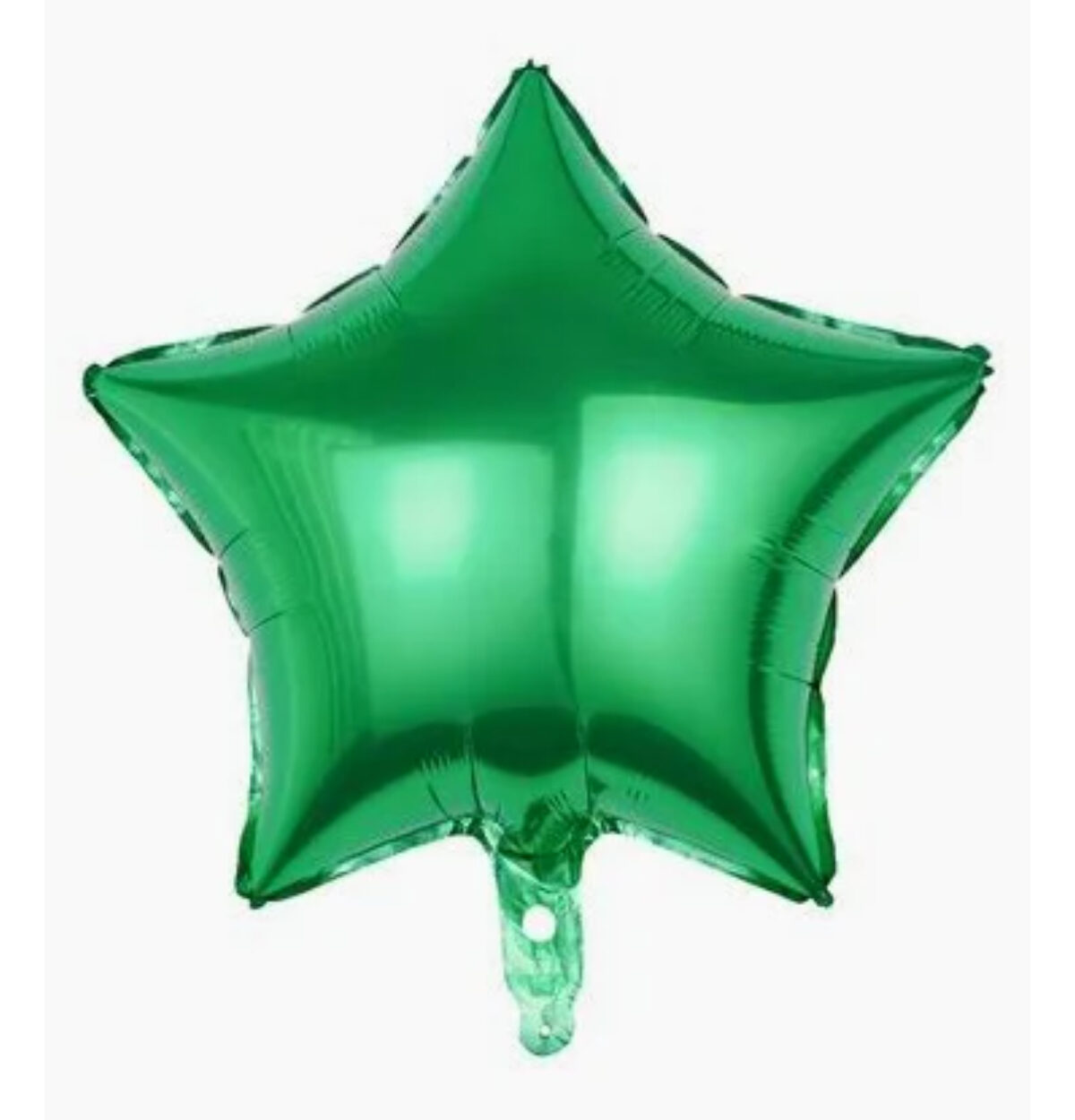 18" Green Star Balloon #796