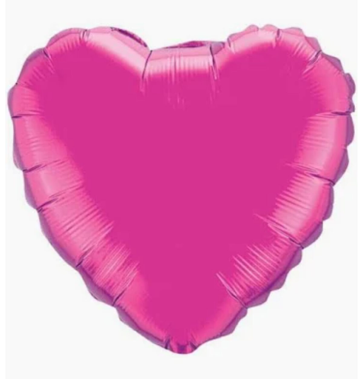 18" Fuchsia Hot Pink Heart Balloon #707