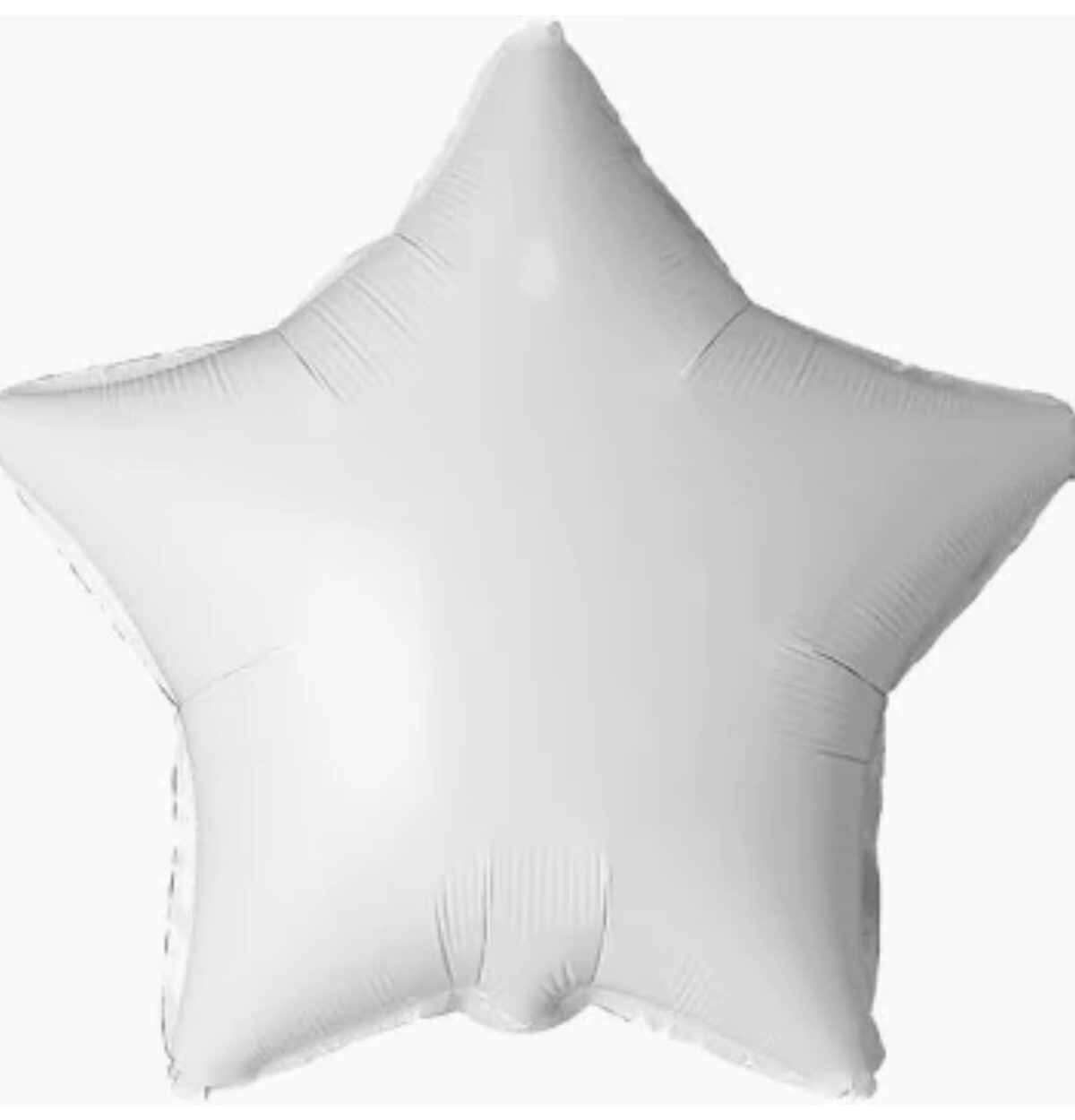 18" White Star Balloon #748