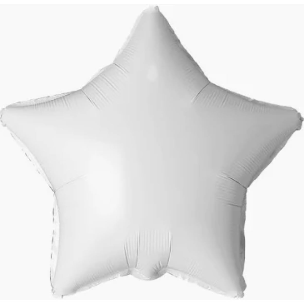 shopping-55.jpg 18" White Star Balloon #748 - Image 1