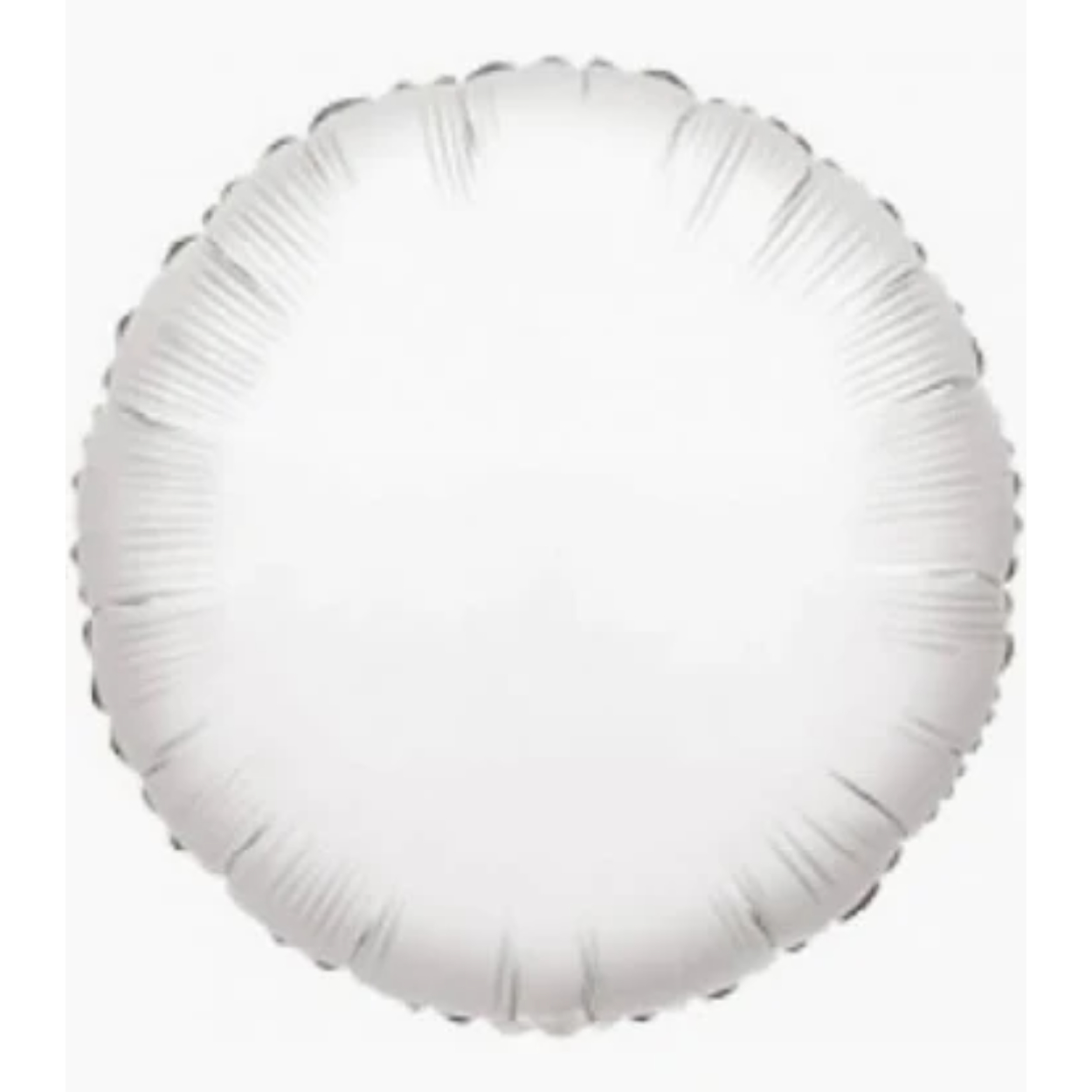 shopping-56.jpg 18" White Round Balloon #747 - Image 1