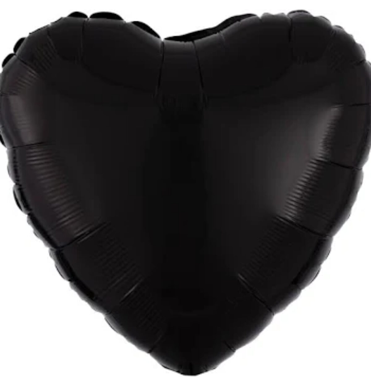 18" Black Heart Shape Balloon #767