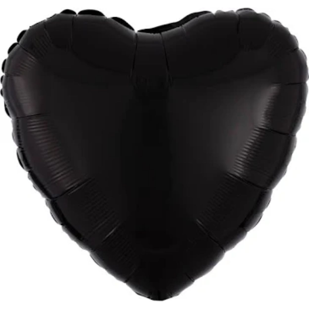 shopping-57.jpg 18" Black Heart Shape Balloon #767 - Image 1