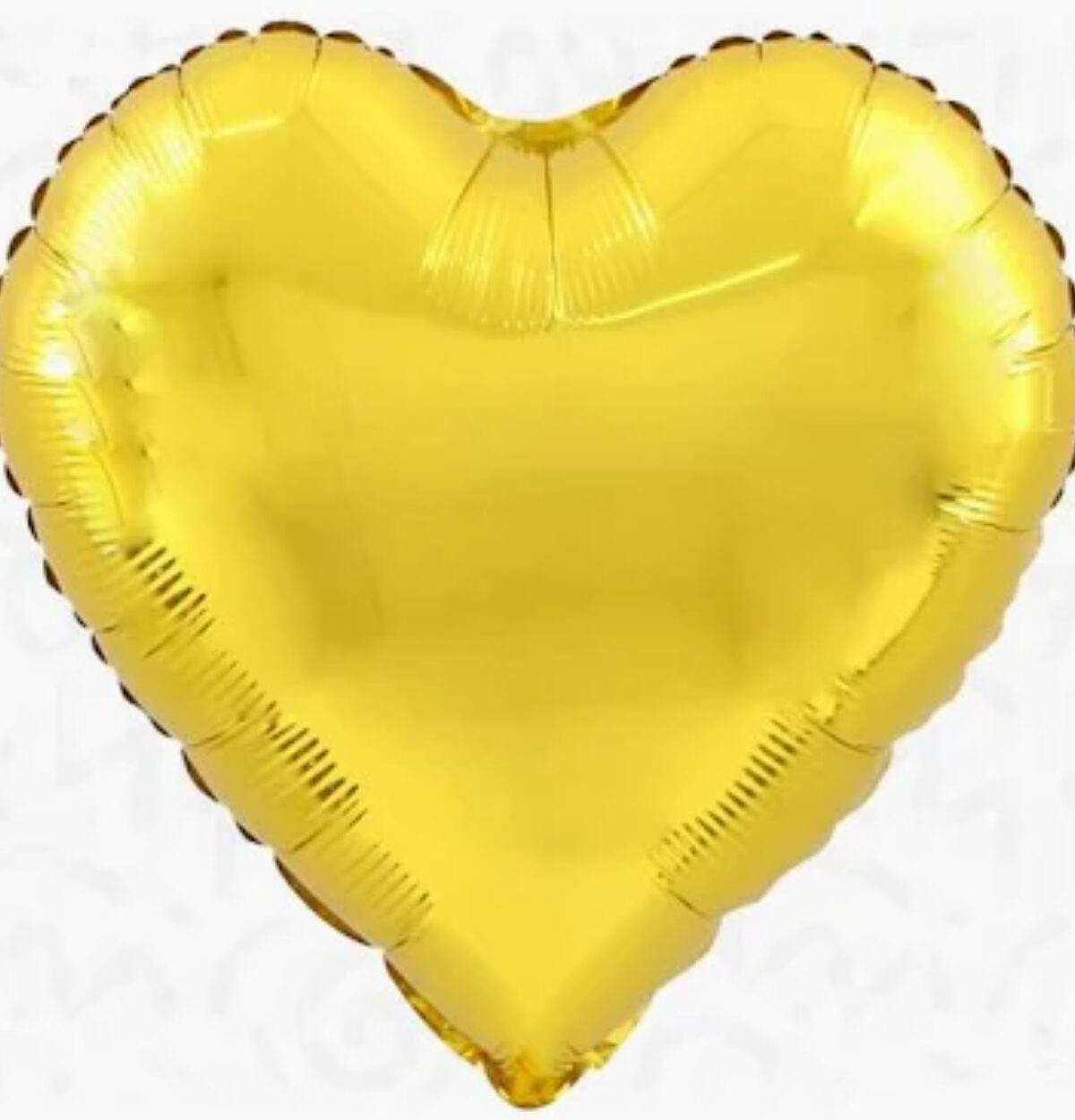 18" Gold Heart Balloon #761