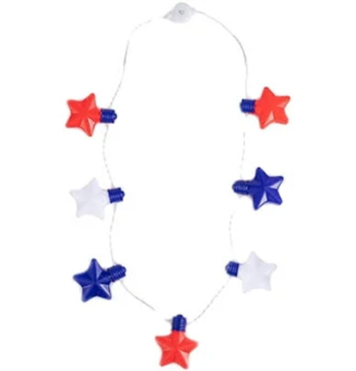 Patriotic Stars LED Necklace