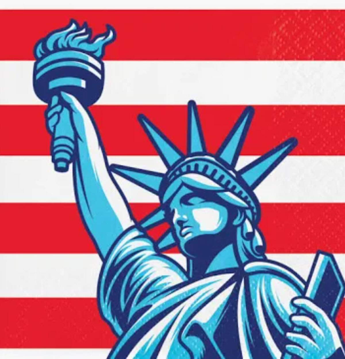 Lady Liberty 250 years Beverage Napkins 16ct.