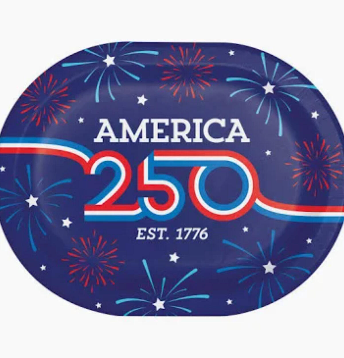 Lady Liberty 250th Oval Platters 8ct.